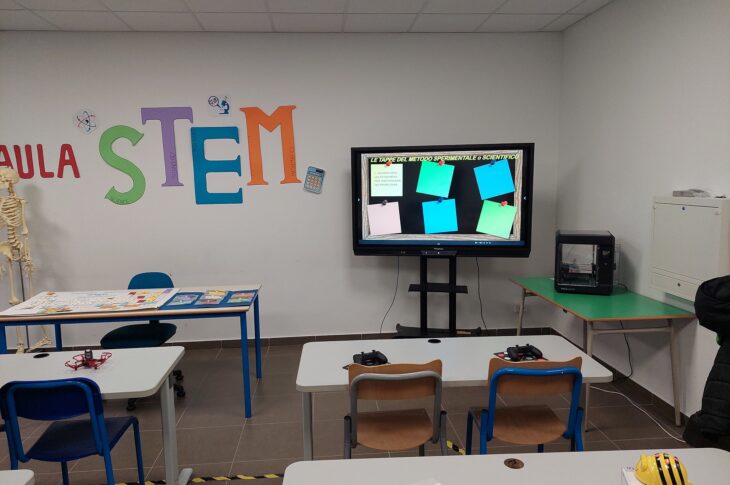 Aula stem Scuola Secondaria Raiano